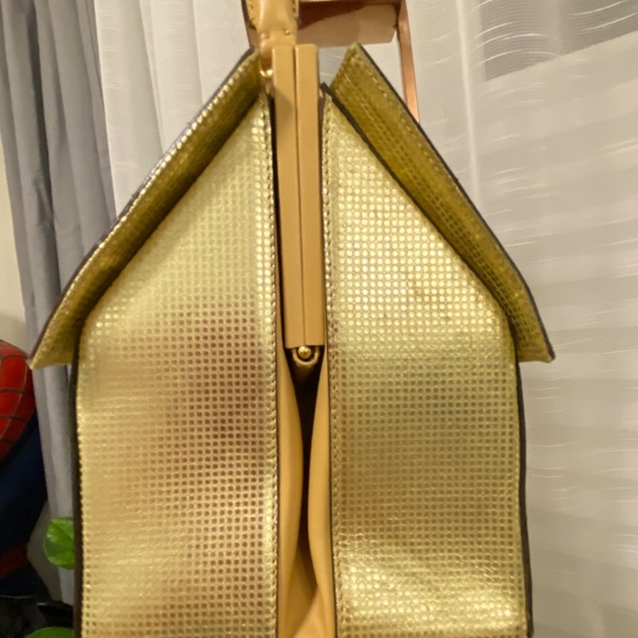 Authentic vintage Maison Moschino house bag in leather - Picture 6 of 9